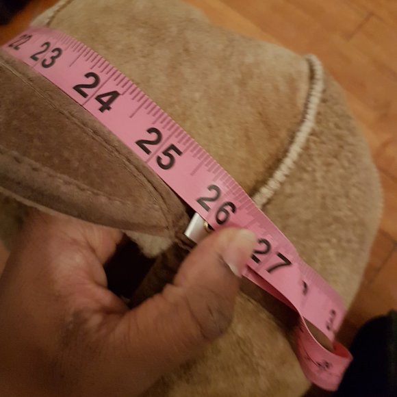 Vintage Brown Shearling Sheepskin Leather Trapper Earflap Hat - Picture 9 of 9